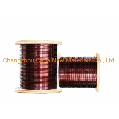 China Super Ti200 Transformer Flat Enamelled Pure Aluminum Flat Wire with 3mm*6mm